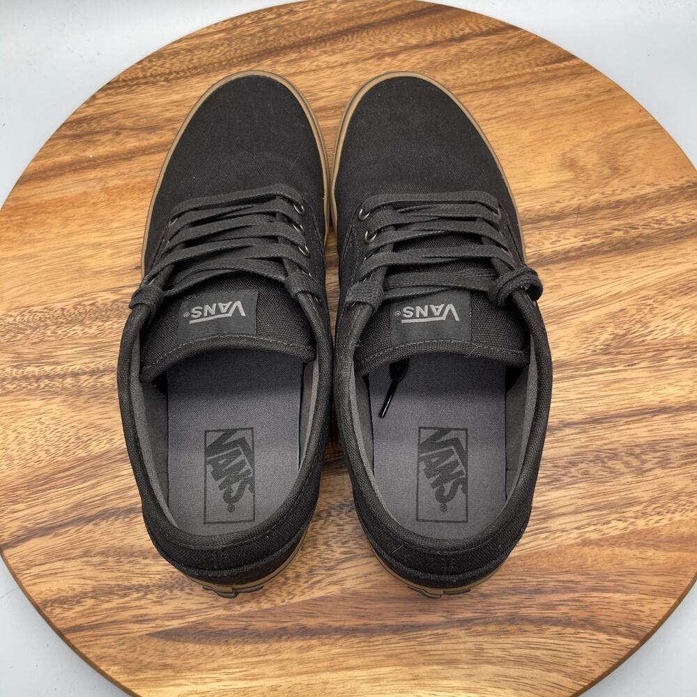 Vans Atwood Shoes Mens Size 9.5 Black Gum Casual Comfort Skate Walking Sneakers - Picture 5 of 8